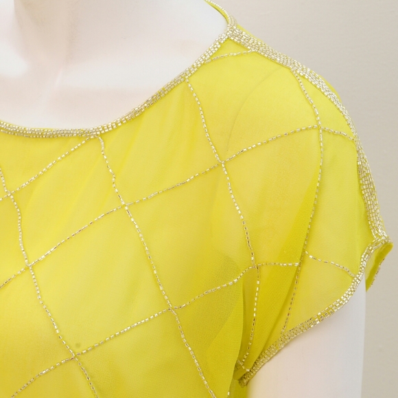 CHIFFON & SEQUIN TEE - Picture 3 of 3